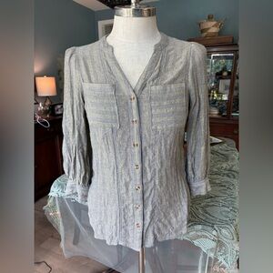 Anthropologie Striped Blouse